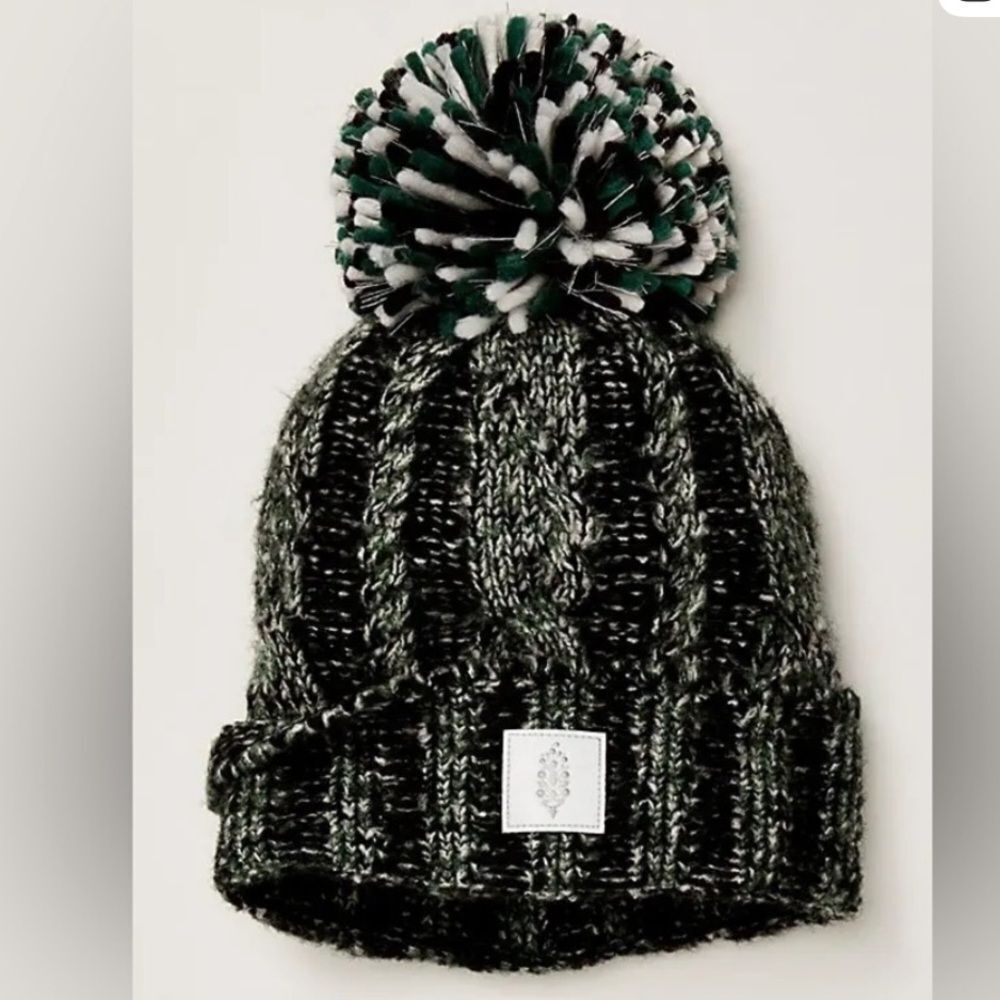 Free People PomโParty Reflective Beanie
